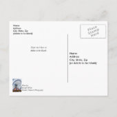 Navy Pier Ferris Wheel Postkarte (Rückseite)