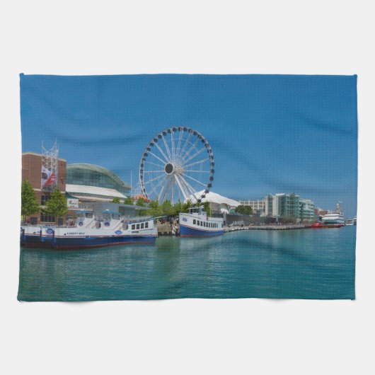 Navy Pier Küchentuch (Horizontal)