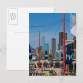 Navy Pier Lines Danke Postcard Postkarte (Vorne/Hinten)