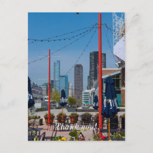 Navy Pier Lines Danke Postcard Postkarte