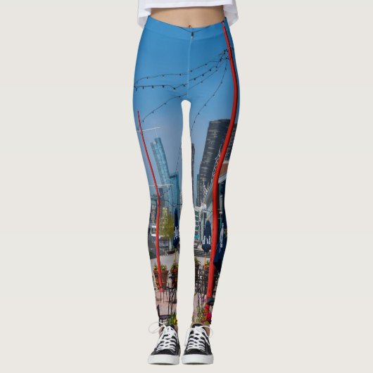 Navy Pier Lines Leggings (Vorderseite)