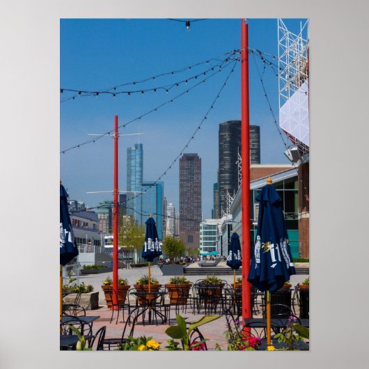 Navy Pier Lines Poster (Vorne)