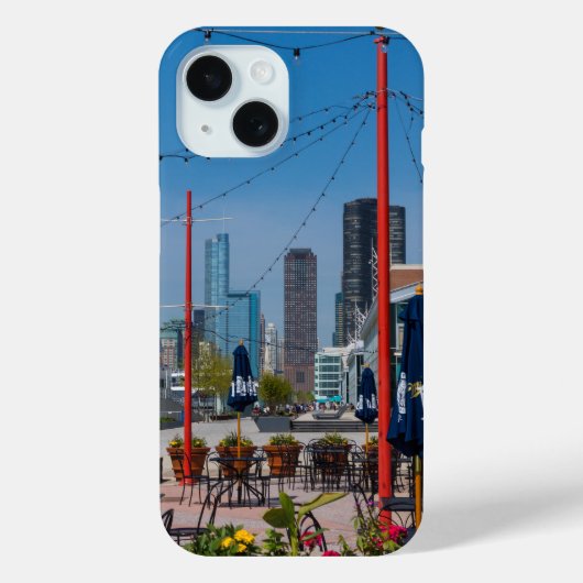 Navy Pier Linien Case-Mate iPhone Hülle (Rückseite)