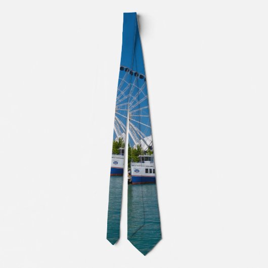 Navy Pier Neck Tie Krawatte (Rückseite)