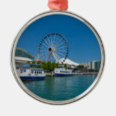 Navy Pier Ornament Aus Metall (Vorne)