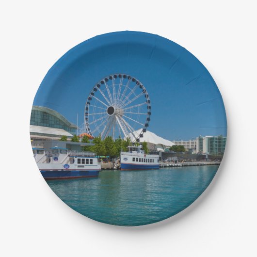 Navy Pier Pappteller (Vorderseite)