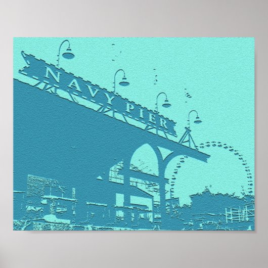 Navy Pier Poster (Vorne)