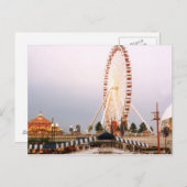 Navy Pier Postkarte (Vorne/Hinten)
