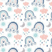 Navy Pink Blanket Boho Gift for Little Dreamers Fleecedecke