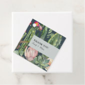 NAVY PINK FLORAL DESERT CACTI FOLIAGE DANKE GESCHENKANHÄNGER (Beispiel)