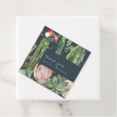 NAVY PINK FLORAL DESERT CACTI FOLIAGE DANKE GESCHENKANHÄNGER (Beispiel)