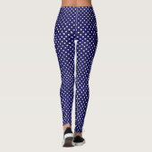 Navy Polka Dot Active Leggings (Rückseite)