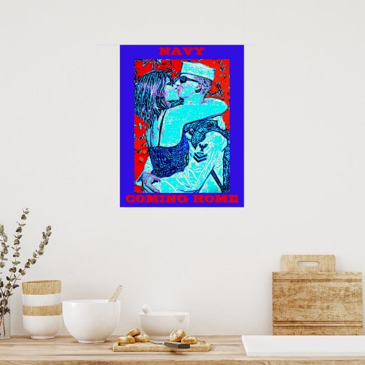 Navy Poster (Küche)