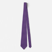 Navy Purple Exquisite Pattern Tie Krawatte (Vorderseite)