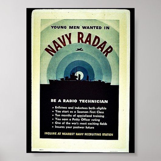 Navy Radar Poster (Vorne)
