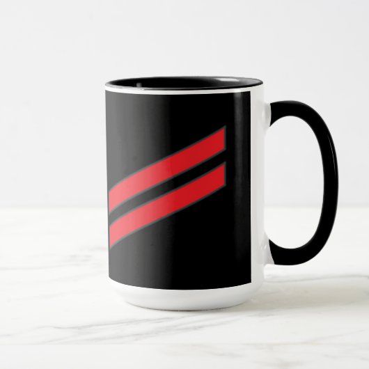 Navy Rank E-2 Fireman Tasse (Rechts)