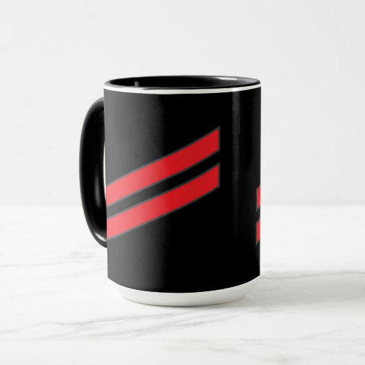 Navy Rank E-2 Fireman Tasse (Vorderseite Links)