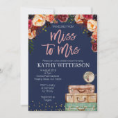 Navy-Reise-Einladung Einladung (Vorderseite)