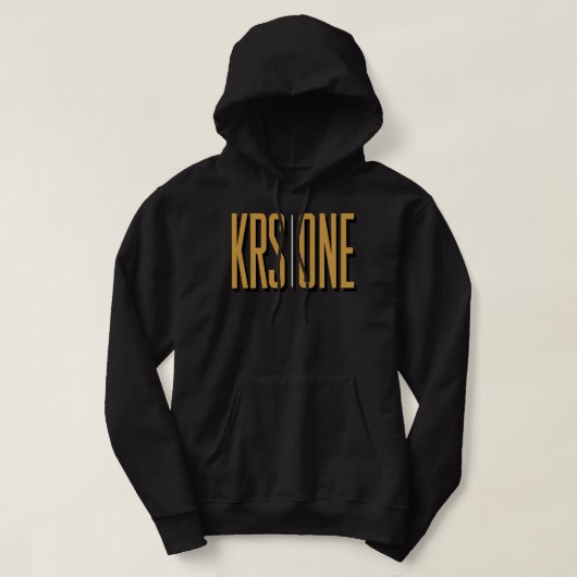 Navy Rock Music KRS ONE Hoodie (Design vorne)