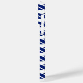 Navy Rope Stripes Nautic anpassbarer Hintergrund Case-Mate iPhone Hülle (Rückseite / Links)