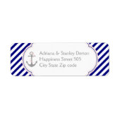 Navy, rosa Ankerhochzeit (Vorne)