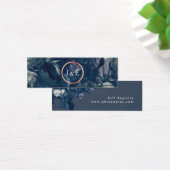 Navy Rose Gold Bouquet Geschenkkarte (Schreibtisch)