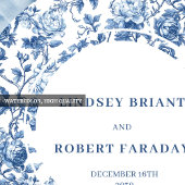 Navy Roses Floral Chic Wedding Paper Plates Pappteller