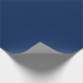 Navy Royalblaue Farbexplosion Geschenkpapier (Ecke)