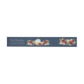 Navy Russe Fall Blue Pumpkin Burgund Floral (Person)