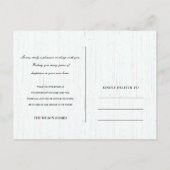 NAVY RUSTIC FLORAL BIRDHOUSE REALTOR DANKE ANKÜNDIGUNGSPOSTKARTE (Rückseite)