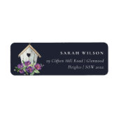 NAVY RUSTIC LAND FLORAL BIRD HOUSE ADRESSE (Vorne)