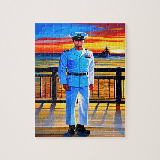 Navy Sailor Jigsaw Puzzle (Vertikal)
