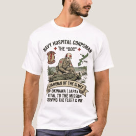 Navy Sanitäter der Männer The Doc III MEF Okina T-Shirt