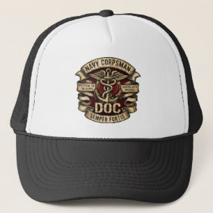 Navy-Sanitäter DOC Trucker Hut  Truckerkappe