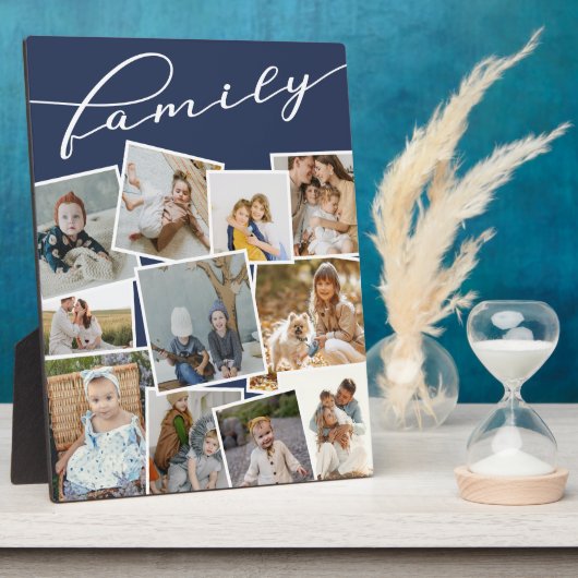 Navy-Scatter-Fotos Fotokollage-Familie Fotoplatte (Seite)