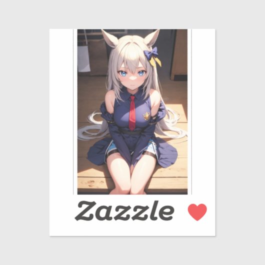 Navy Scholar Neko Aufkleber (Blatt)