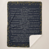 Navy Scripture, Psalm 91 Christlich Bibel Verse Sherpadecke (Vorderseite)