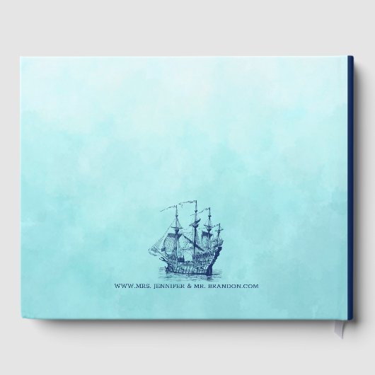 Navy-Segel-Boot 2 Gästebuch (Rückseite)