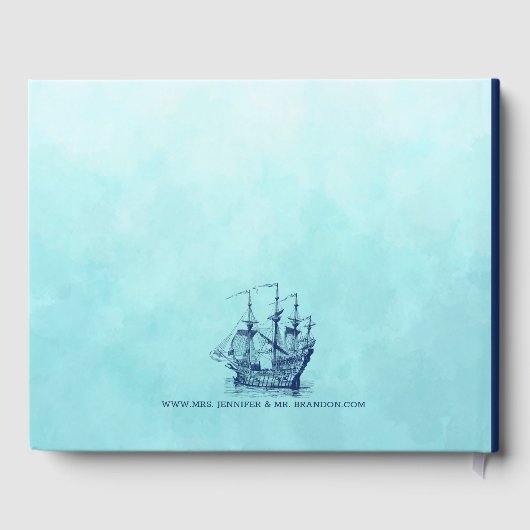Navy-Segel Gästebuch (Rückseite)