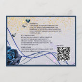 Navy Silber Gold Gehäuse Einsatz C mit QR-Code Begleitkarte (Vorderseite)