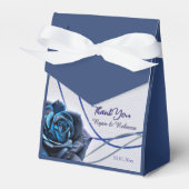 Navy Silber Gold Geschenkbox Geschenkschachtel (Vorderseite)