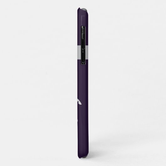 NAVY SILVER UNICORN IPHONE COVER individuell anpas (Hinten/Links)