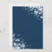 Navy & Silver Wir machen noch 50 Jahre alt Einladung (Rückseite)