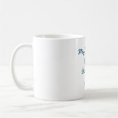 Navy Simple Favorite Son Geschenk an Mutter Kaffeetasse (Links)