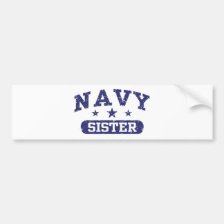 Navy Sister Autoaufkleber