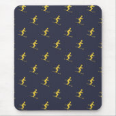 Navy Skier Mousepad (Vorne)