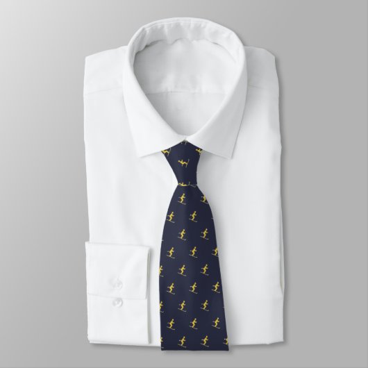 Navy Skier Neck Tie Krawatte (Gebunden)