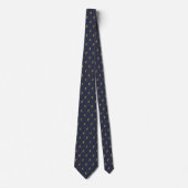 Navy Skier Neck Tie Krawatte (Vorderseite)