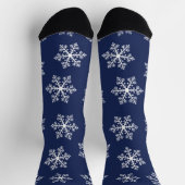 Navy Snowflake Crew Socks Socken (Oben)