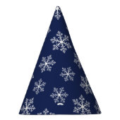 Navy Snowflake Party Hats Partyhütchen (Rechts)
